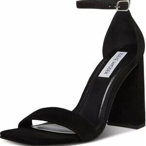 Steve Madden black suede Tiaa heels